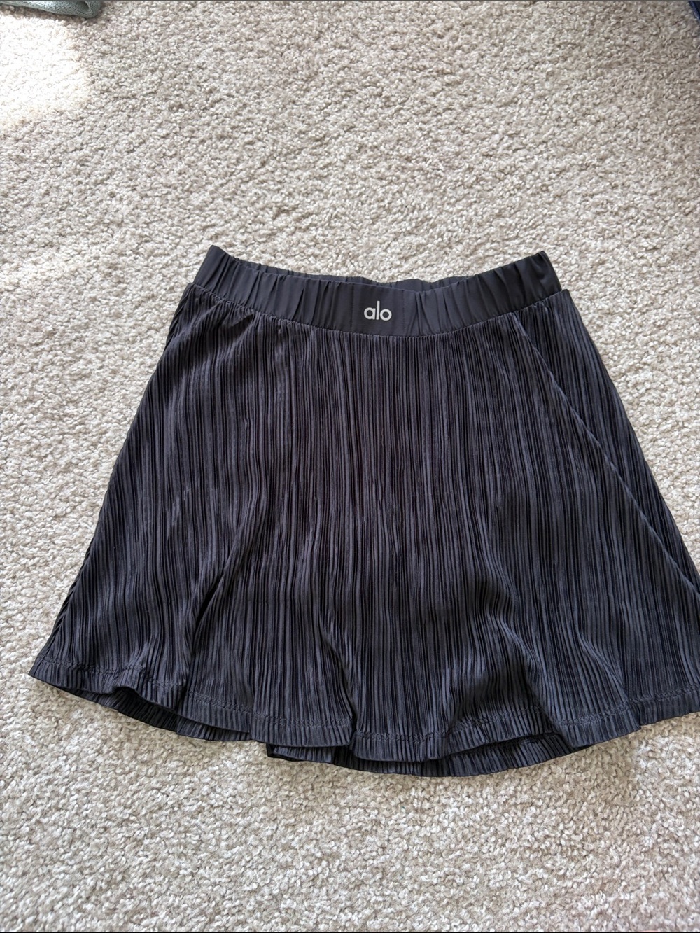 ALO Yoga Micro Plisse Tennis Skirt